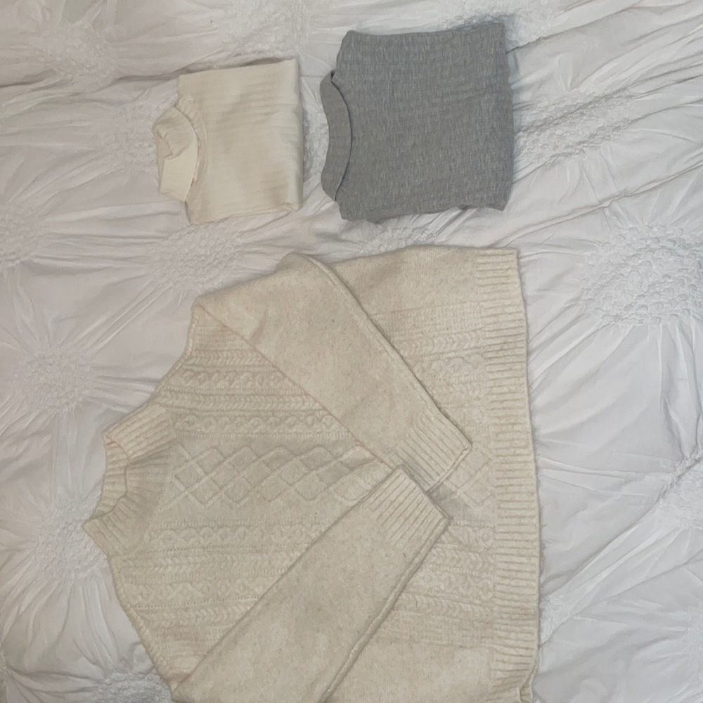 Zara Turtlenecks + The Loft Sweater Bundle